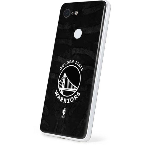 NBA Golden State Warriors Black Animal Print Google Pixel 3 Skin